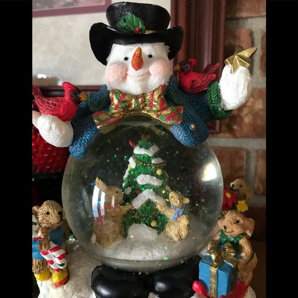 Rare Vintage Frosty The Snowman Musical Water globe - Picture 10 of 10